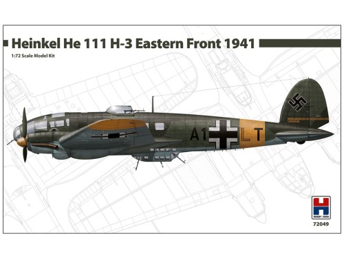 Samolot Heinkel He 111 H-3 Eastern Front 1941 72049 Hobby 2000