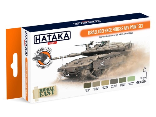 Zestaw farb Israeli Defence Forces IDF AFV HTK-CS114 Hataka