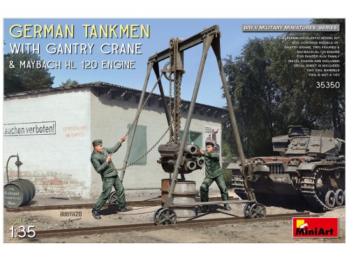 Suwnica bramowa niemieccy czołgiści 35350 MiniArt