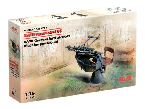 Zestaw przeciwlotniczy Zwillingssockel 36 35714 ICM