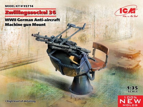 Zestaw przeciwlotniczy Zwillingssockel 36 35714 ICM
