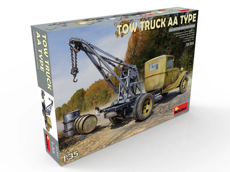 Ciężarówka GAZ-AA żuraw serwisowy 35351 MiniArt