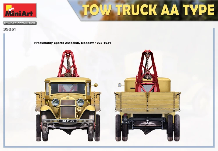 Ciężarówka GAZ-AA żuraw serwisowy 35351 MiniArt