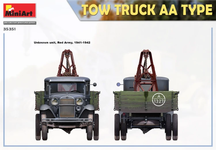 Ciężarówka GAZ-AA żuraw serwisowy 35351 MiniArt