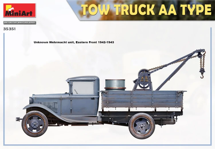 Ciężarówka GAZ-AA żuraw serwisowy 35351 MiniArt