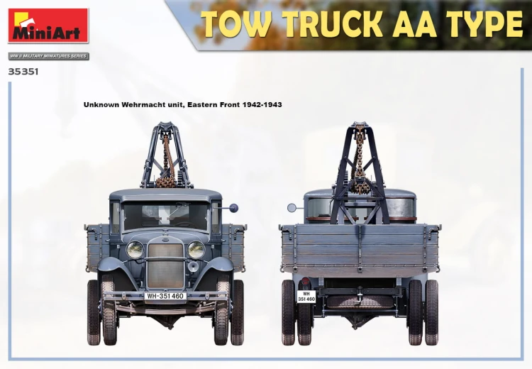Ciężarówka GAZ-AA żuraw serwisowy 35351 MiniArt
