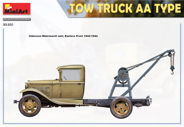 Ciężarówka GAZ-AA żuraw serwisowy 35351 MiniArt