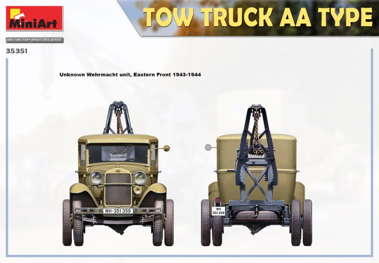 Ciężarówka GAZ-AA żuraw serwisowy 35351 MiniArt