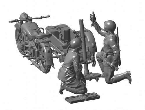 Motocykl wojskowy M-72 3651 Zvezda