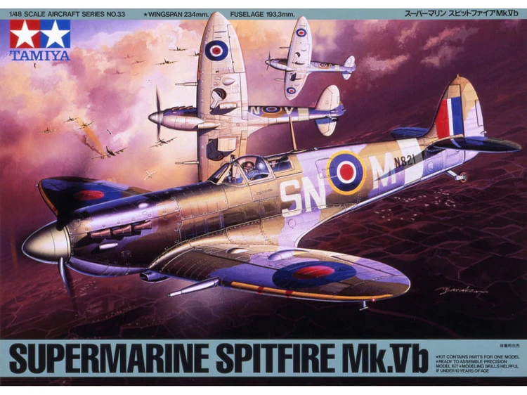 Samolot Supermarine Spitfire Mk.Vb 61033 Tamiya