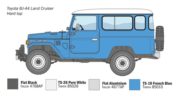 Toyota BJ44 Land Cruiser 3630 Italeri
