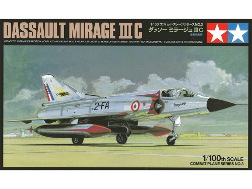 Samolot Dassault Mirage IIIC 61603 Tamiya