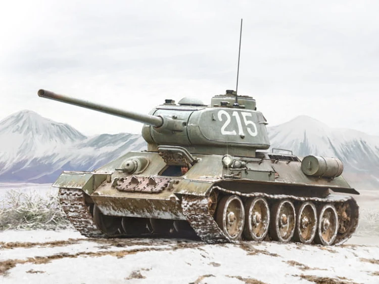 Czołg T-34/85 Korean War 6585 Italeri