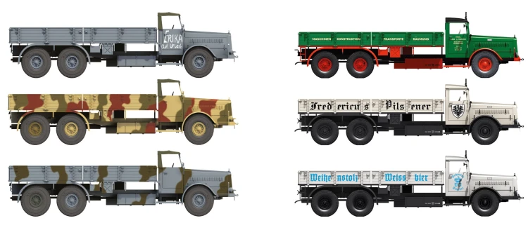 Ciężarówka Faun L900 D567 Hardtop DW35001 Das Werk
