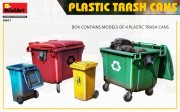 Plastikowe pojemniki na śmieci - Plastic Trash Cans 35617 MiniArt