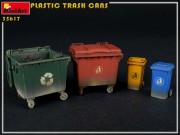 Plastikowe pojemniki na śmieci - Plastic Trash Cans 35617 MiniArt