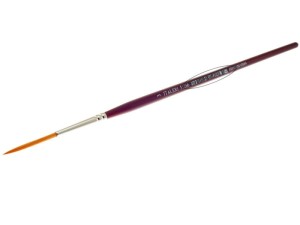 Pędzelek okrągły 3 z długim włosiem