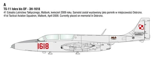 Samolot PZL TS-11 Iskra bis DF 70003 Arma Hobby