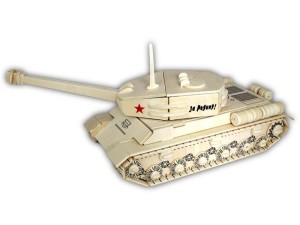 Czołg IS-2 składanka drewniana