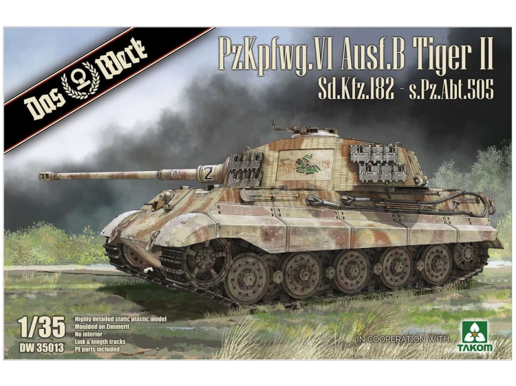 Czołg PzKpfw VI Ausf.B Tiger II DW35013 Das Werk