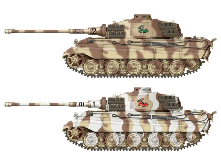 Czołg PzKpfw VI Ausf.B Tiger II DW35013 Das Werk