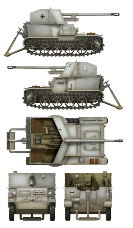 Niszczyciel Pz.Sfl.Ia 5cm PaK 38 (VK3.02) DW35017 Das Werk