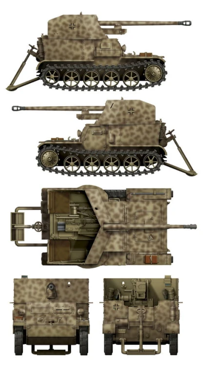 Niszczyciel Pz.Sfl.Ia 5cm PaK 38 (VK3.02) DW35017 Das Werk