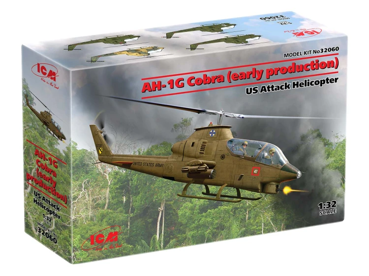 Śmigłowiec Bell AH-1G Cobra early 32060A ICM
