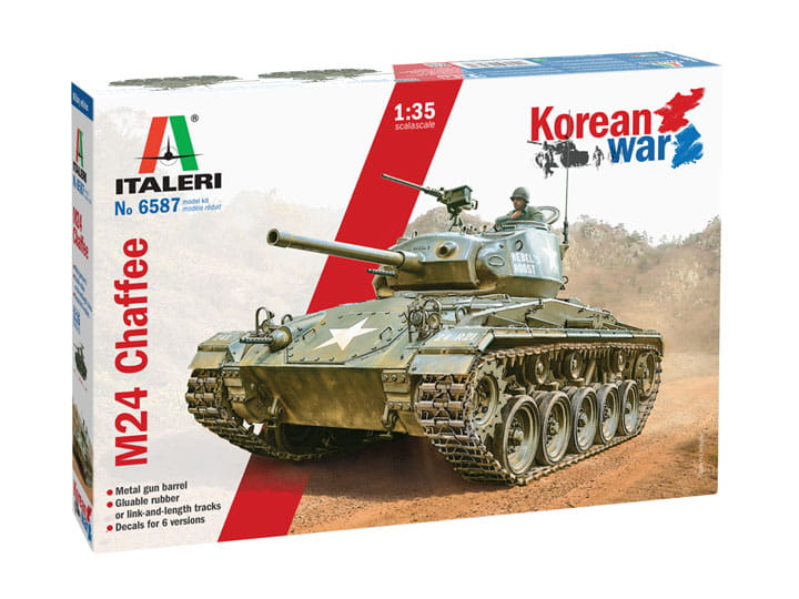 Czołg M24 Chaffee Korean War 6587 Italeri
