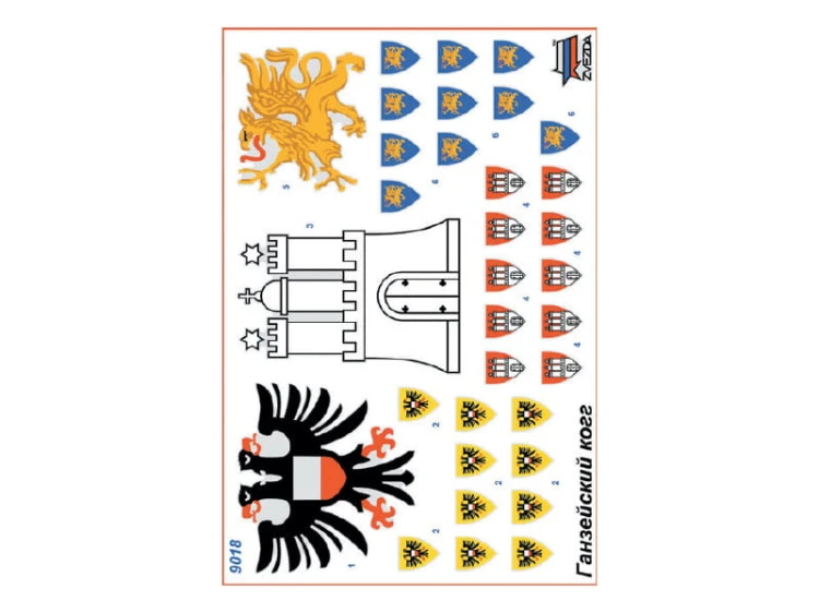 Statek żaglowiec Hansa Kogge 9018 Zvezda
