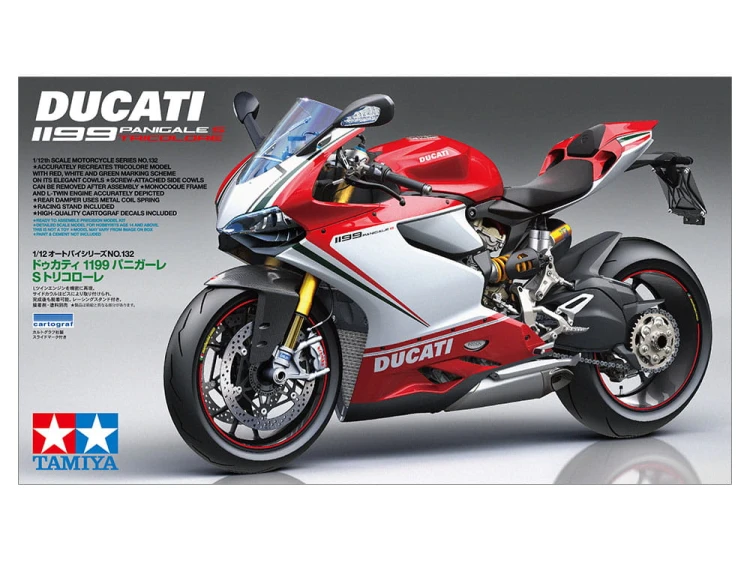 Ducati 1199 Panigale S Tricolore 14132 Tamiya