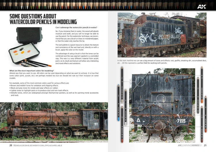 AK Learning series 13 Weathering pencil AK522 AK Interactive