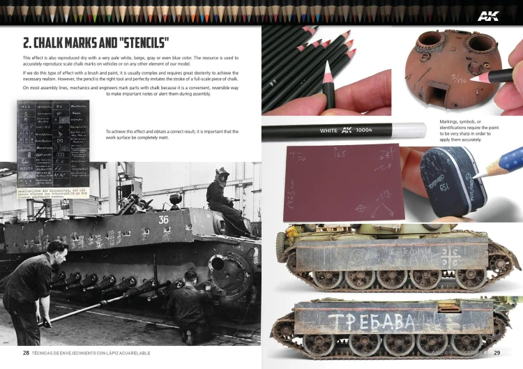 AK Learning series 13 Weathering pencil AK522 AK Interactive