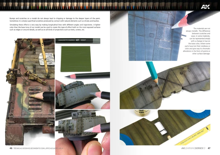 AK Learning series 13 Weathering pencil AK522 AK Interactive