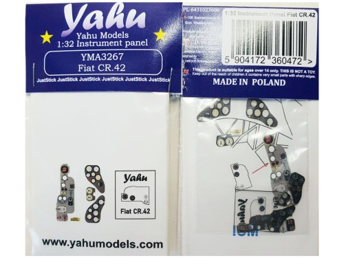 Fototrawiona tablica do Fiat CR.42 YMA3267 Yahu