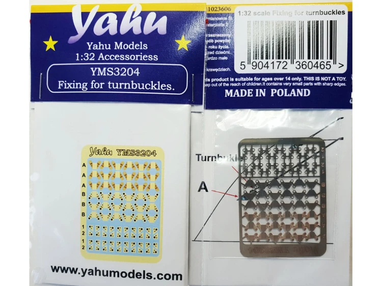 Fototrawione zamocowania do śrub rzymskich YMS3204 Yahu