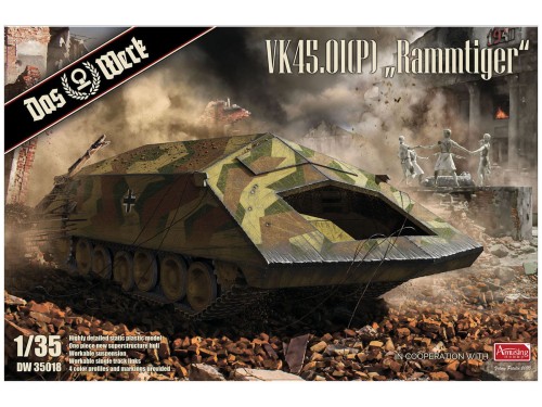 Pojazd VK45.01(P) Rammtiger DW35018 Das Werk