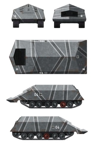 Pojazd VK45.01(P) Rammtiger DW35018 Das Werk