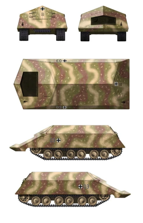 Pojazd VK45.01(P) Rammtiger DW35018 Das Werk