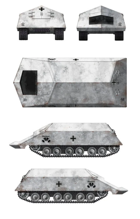 Pojazd VK45.01(P) Rammtiger DW35018 Das Werk