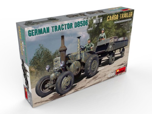 Traktor ciągnik Lanz D8506 z przyczepą 35317 MiniArt