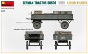 Traktor ciągnik Lanz D8506 z przyczepą 35317 MiniArt