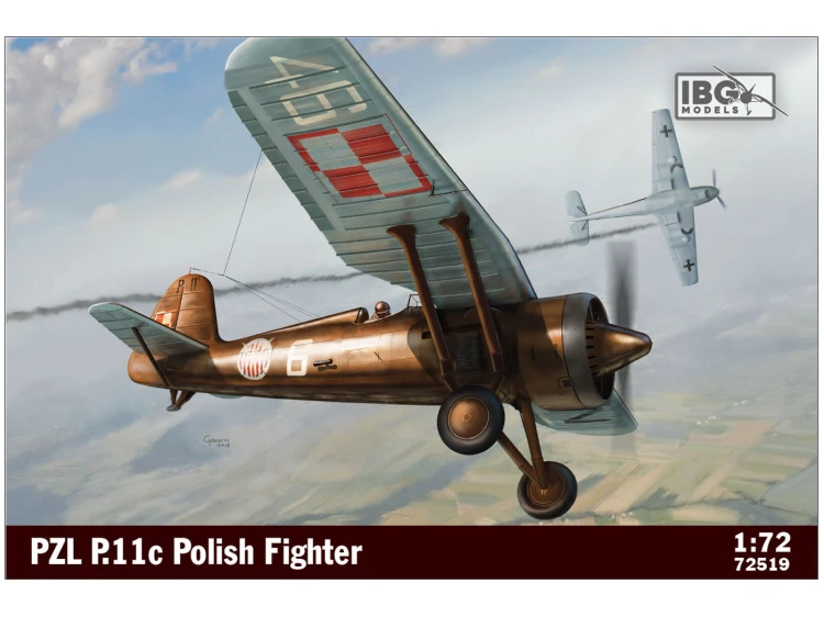 Samolot PZL P.11c 72519 IBG