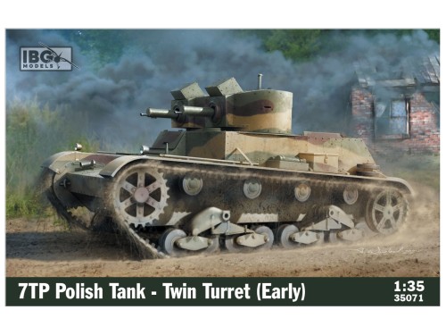 Czołg dwuwieżowy 7TP early 35071 IBG