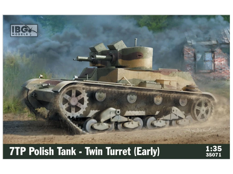 Czołg dwuwieżowy 7TP early 35071 IBG