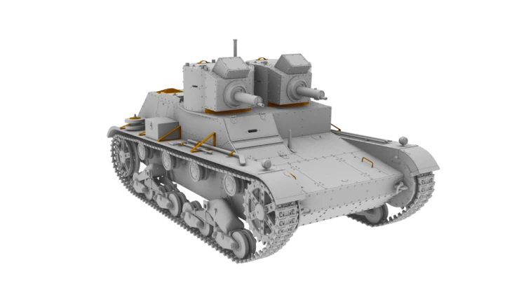 Czołg dwuwieżowy 7TP early 35071 IBG