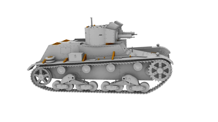 Czołg dwuwieżowy 7TP early 35071 IBG