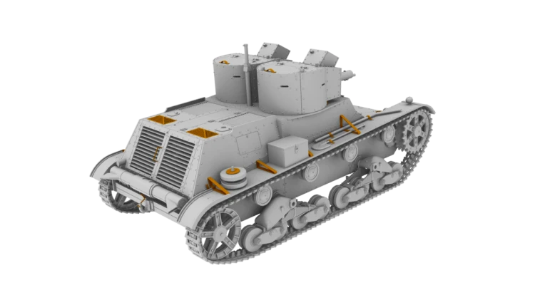 Czołg dwuwieżowy 7TP early 35071 IBG
