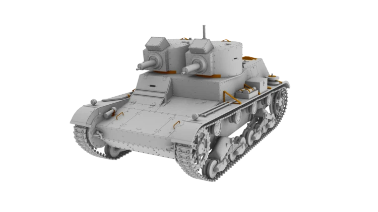Czołg dwuwieżowy 7TP early 35071 IBG