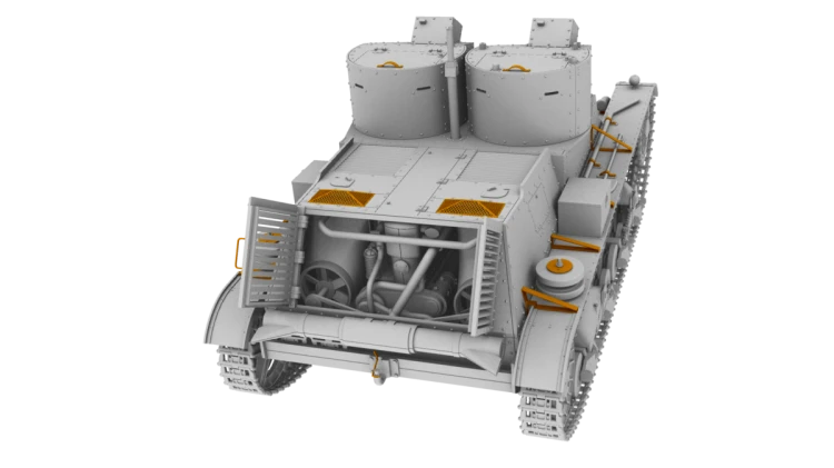 Czołg dwuwieżowy 7TP early 35071 IBG